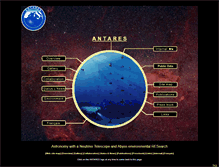 Tablet Screenshot of antares.in2p3.fr