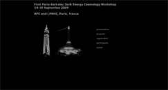 Desktop Screenshot of darkenergy09.in2p3.fr