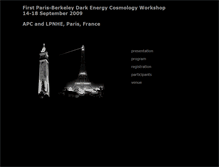 Tablet Screenshot of darkenergy09.in2p3.fr