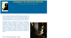 Desktop Screenshot of gdrneutrino.in2p3.fr