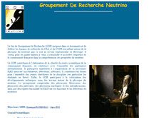 Tablet Screenshot of gdrneutrino.in2p3.fr
