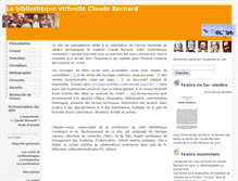 Tablet Screenshot of claudebernard.in2p3.fr
