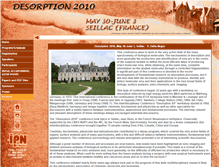 Tablet Screenshot of desorption2010.in2p3.fr
