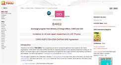 Desktop Screenshot of emc2.in2p3.fr