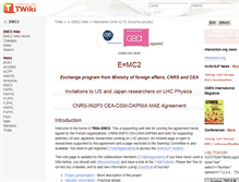 Tablet Screenshot of emc2.in2p3.fr