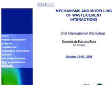 Tablet Screenshot of cement08.in2p3.fr