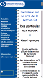 Mobile Screenshot of com03.in2p3.fr