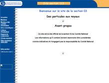 Tablet Screenshot of com03.in2p3.fr