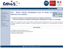 Tablet Screenshot of emir.in2p3.fr