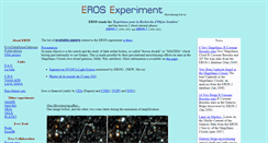 Desktop Screenshot of eros.in2p3.fr