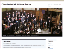 Tablet Screenshot of chorale-cnrs.in2p3.fr