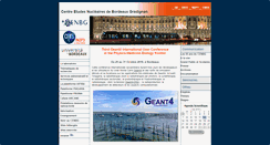 Desktop Screenshot of cenbg.in2p3.fr