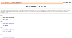 Desktop Screenshot of blois.in2p3.fr