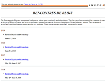 Tablet Screenshot of blois.in2p3.fr