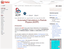 Tablet Screenshot of acpp-coll.in2p3.fr